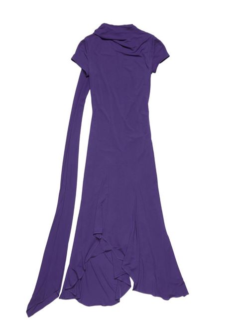 abito midi layered donna viola ACNE STUDIOS | A20930BPB